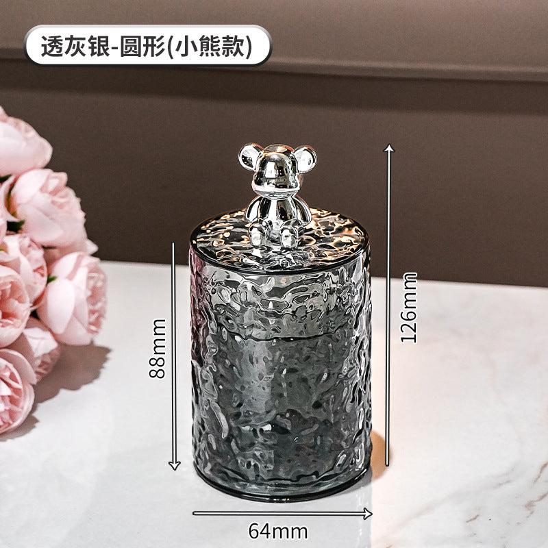 Cotton swab/toothpick holder