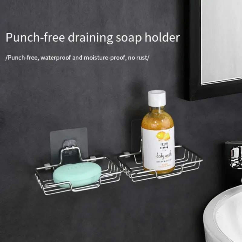 Stainless steel soap dish one tier