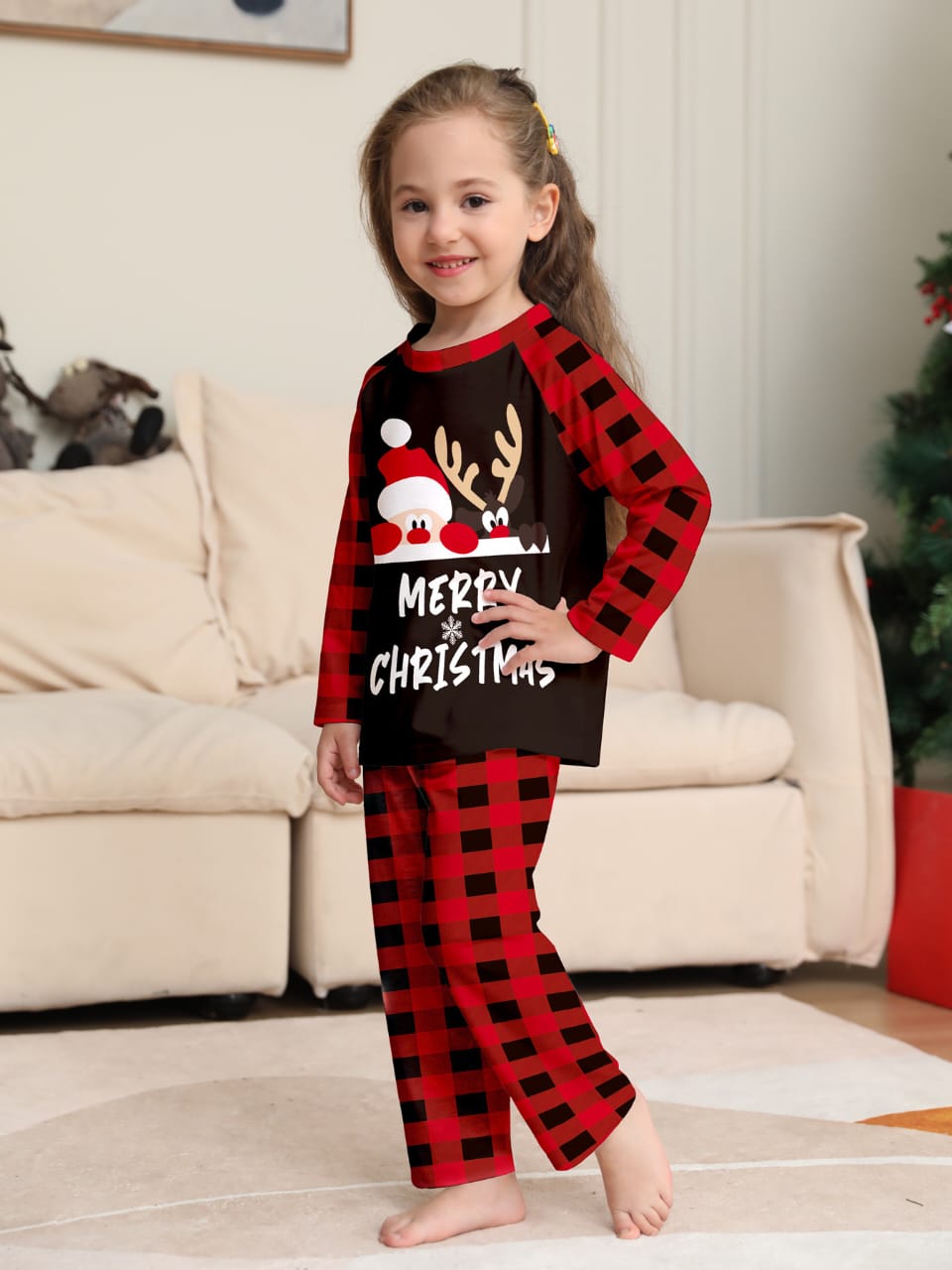 Christmas pajamas outfit for both Adults &kids