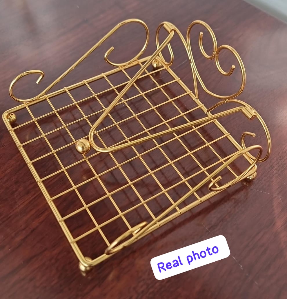 Love shape clip heavy steel serviette holder