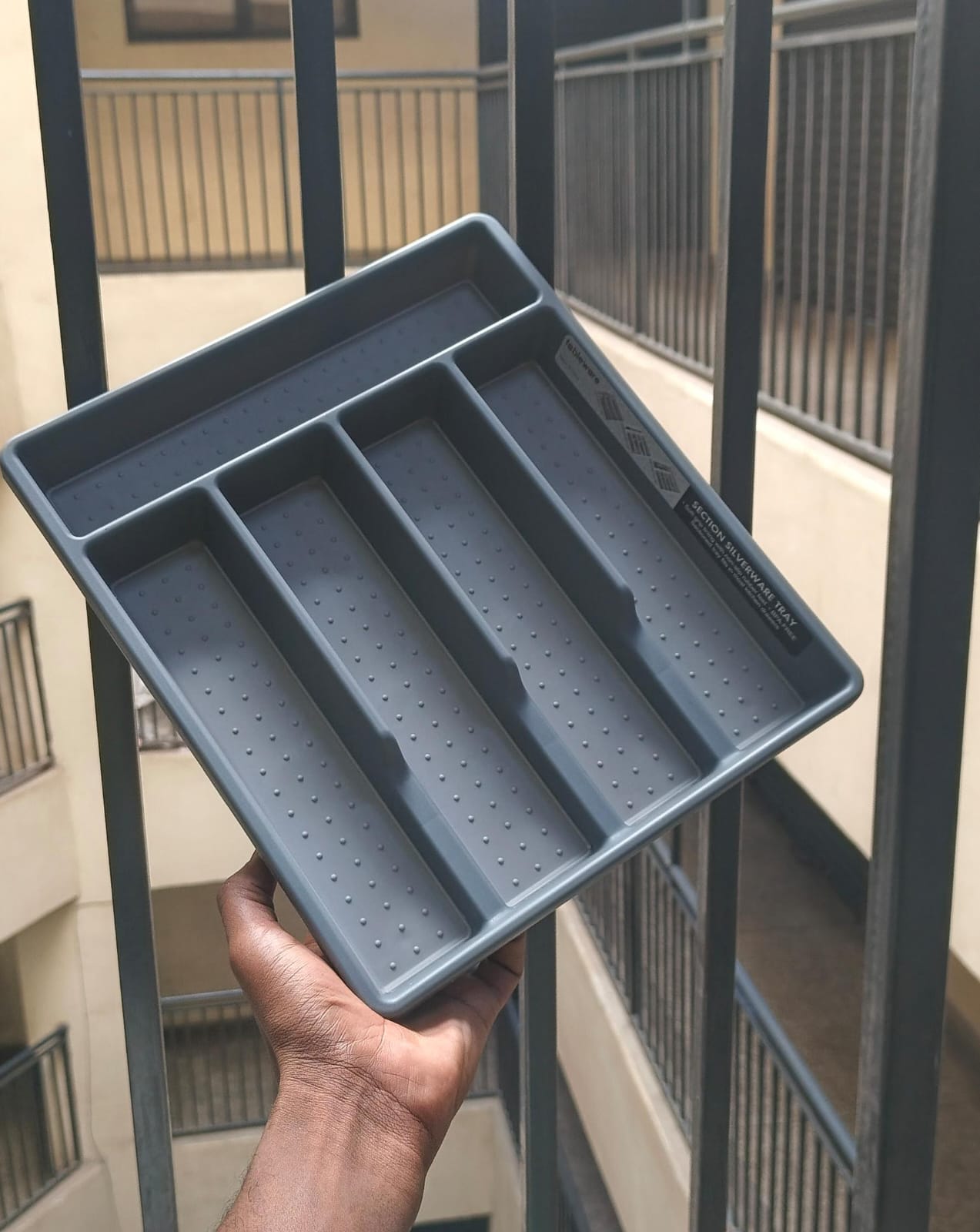Plastic Non Expandable cutlery drawer organizer