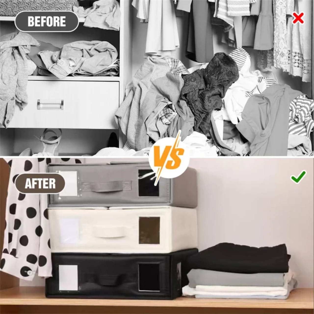 High Quality foldable Bed sheet organiser/Storage Box