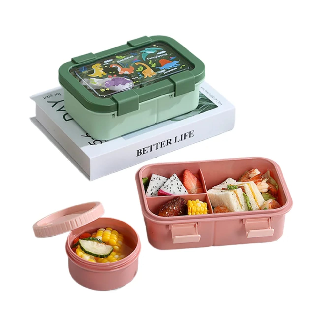 4-Compartment Bento Lunch Box
