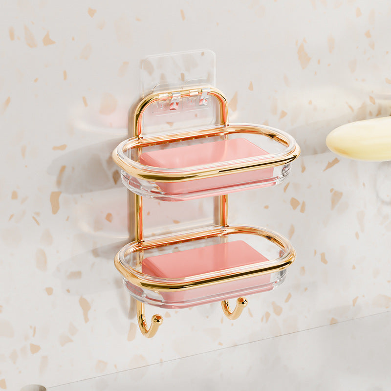 Luxury Double-Layer Wall Mounted Soap Holder