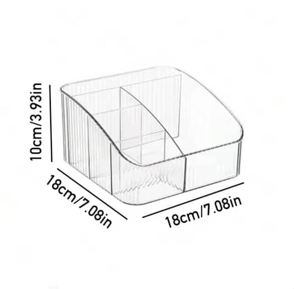 Heavy acrylic cosmetic organizer