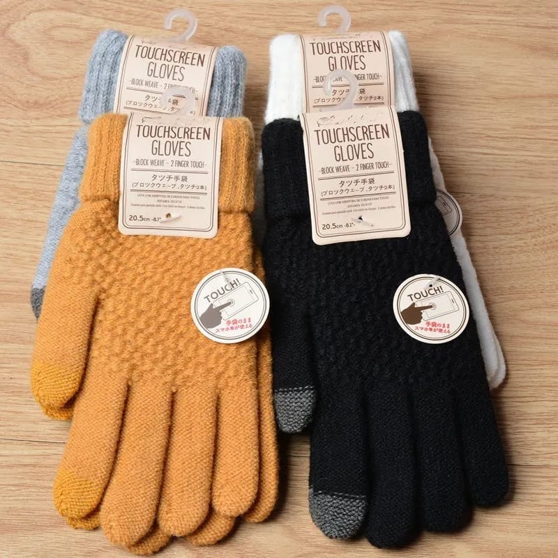 Fashion Touchscreen Gloves Winter Woolen unisex Hand mittens winter Cold.