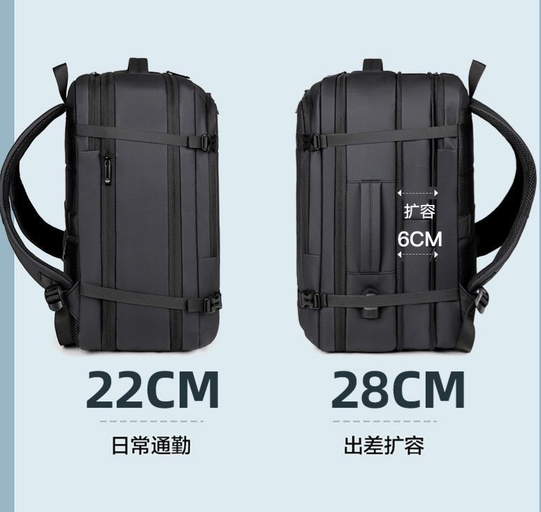 Multifunctional Expandable Travel Backpack