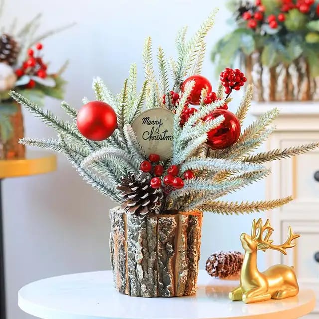 1Pcs Tabletop Exquisite Mini Christmas Tree