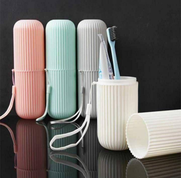Travel toothbrush holder  (round)