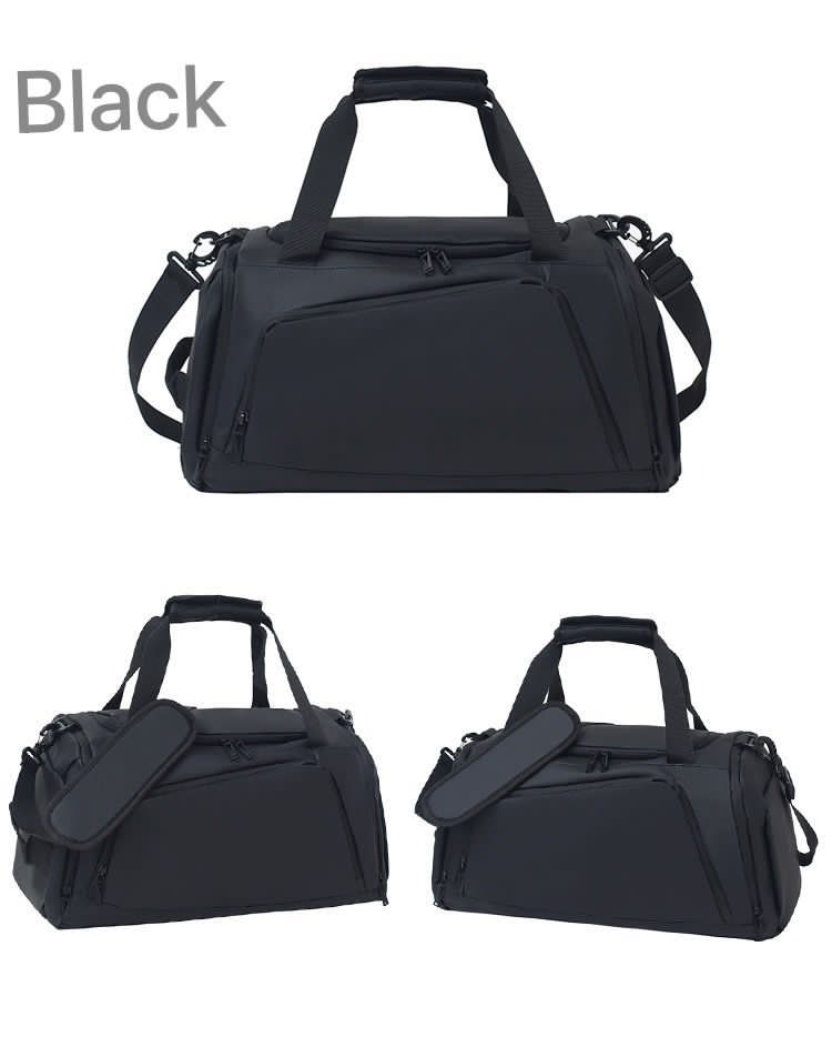Waterproof Duffel Bag with Shoe Compartment & Backpack Straps