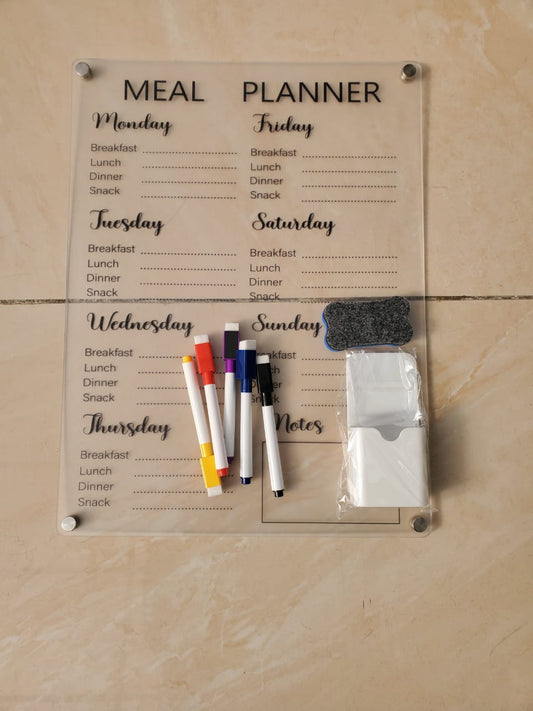 Fridge Magnetic Meal Planner