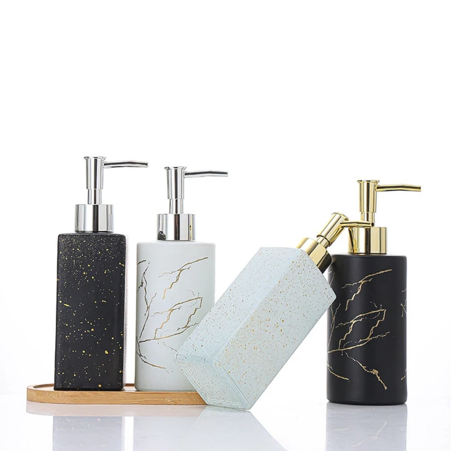 Lotion pump bottle for kitchen/ bathroom countertops / shower gel/ decorative soap dispenser