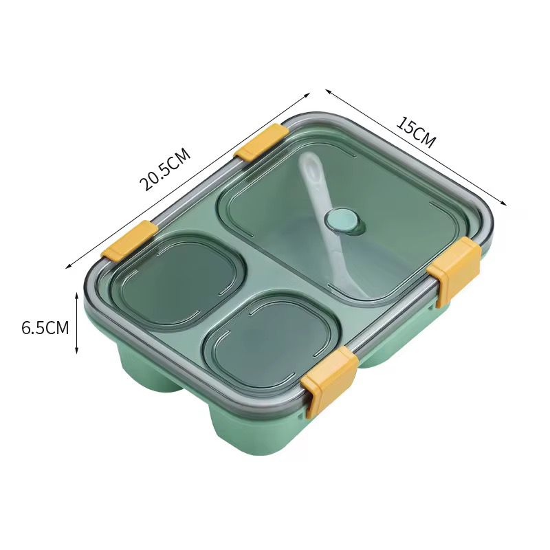 3 Compartment Kids lunch box / snack box