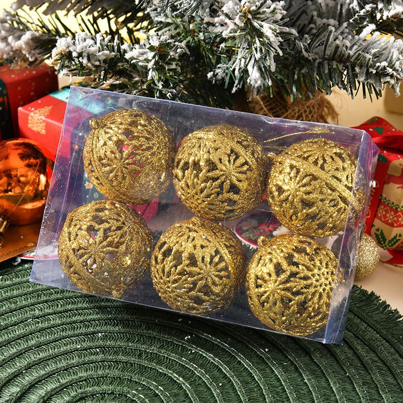 6Pcs 6CM Christmas Balls Christmas Tree