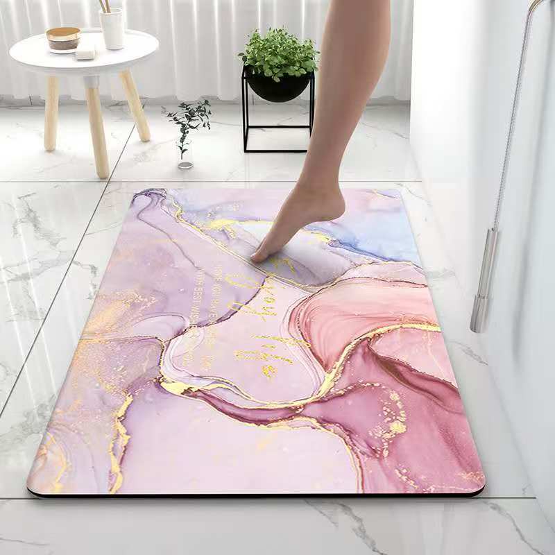 Super Absorbent Bath Mat/Non Slip Quick Drying Bathroom Rug