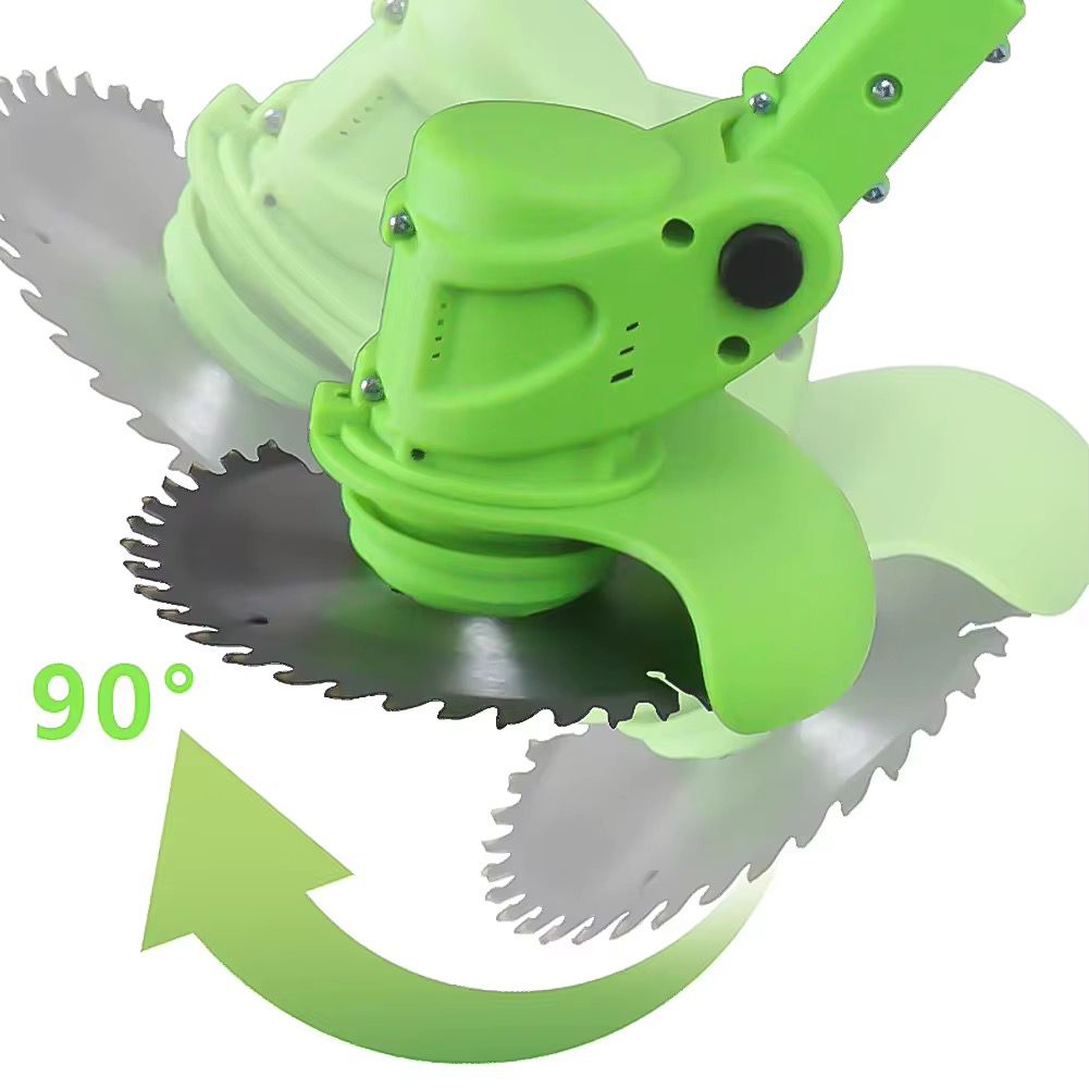 Cordless Electric Lawn Mower Foldable Adjustable Trimmer