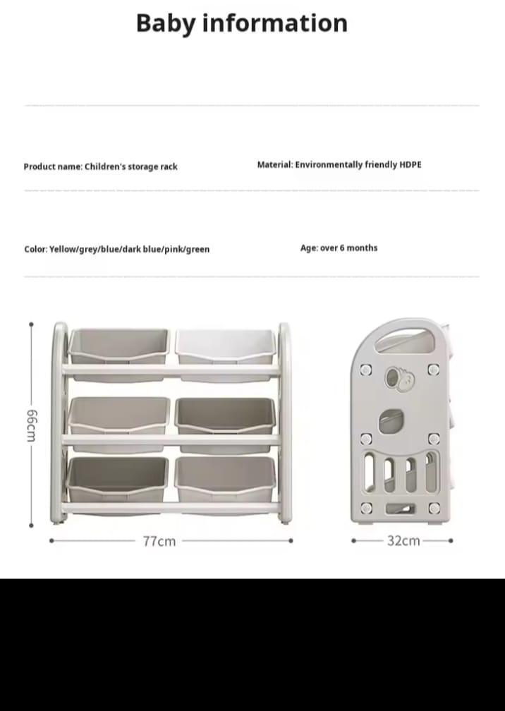 Large capacity Household Baby Toy Storage Cabinet with Multifunctional Classification and Sorting storage box