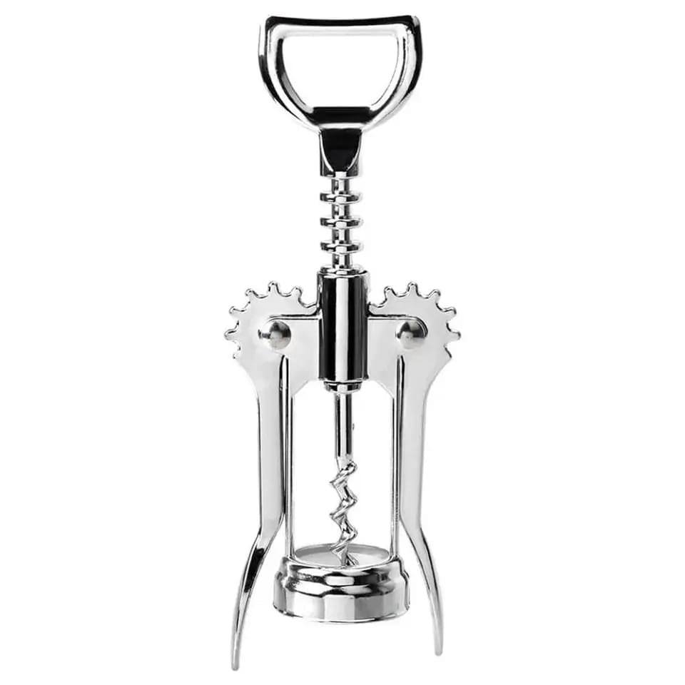 Wine bottle screw opener