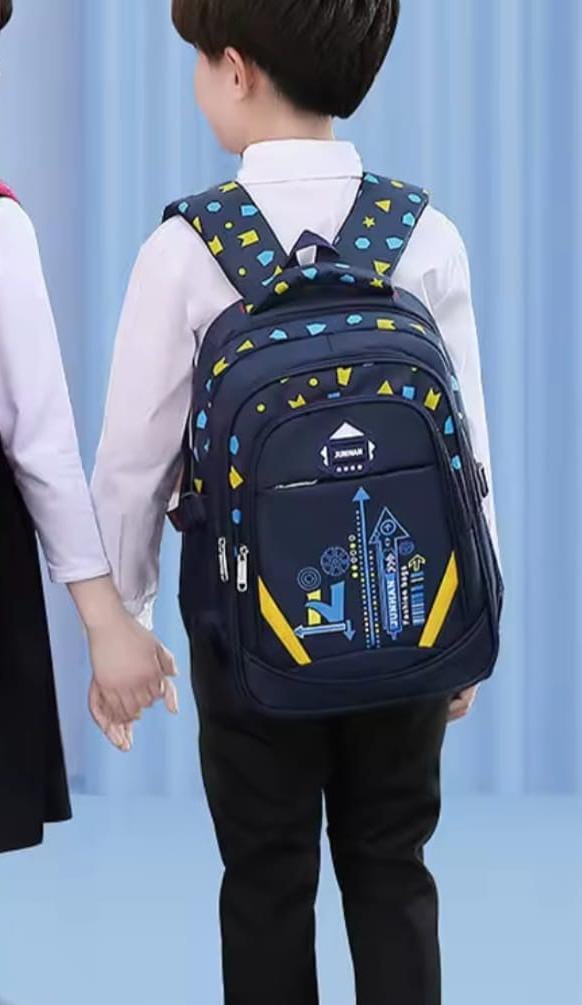 Geometry pattern light weight school bags. Large capacity backpack.