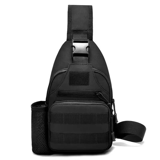 Tactical Millitary Chest bags with water bottle holder and Usb charging interface*l