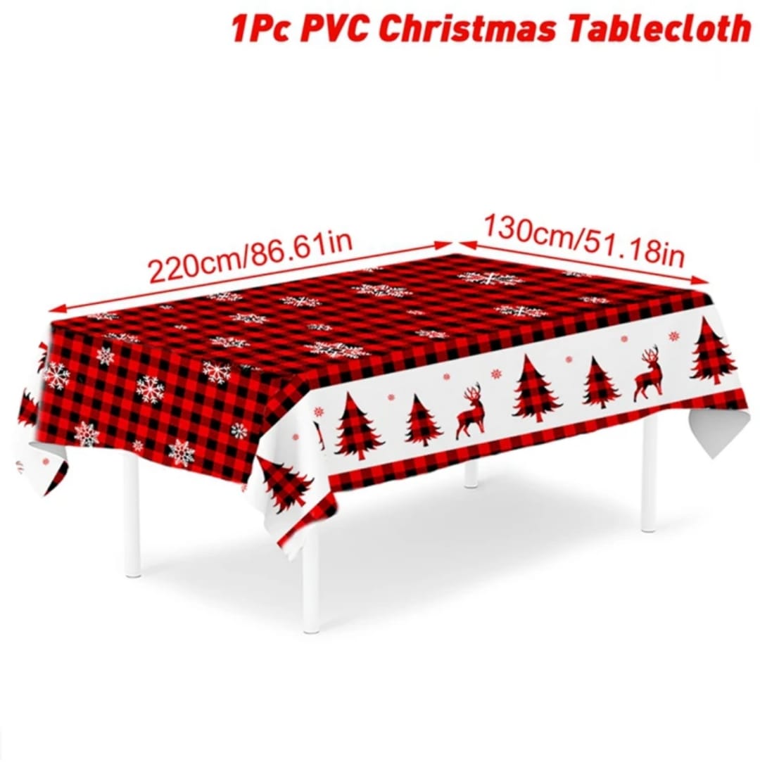 lChristmas Tablecloth Merry Chirstmas Decoration For Home