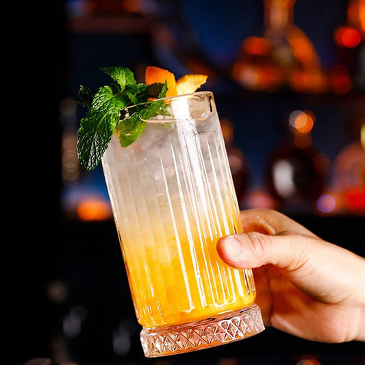 Ribbed high end Glass,sip in style