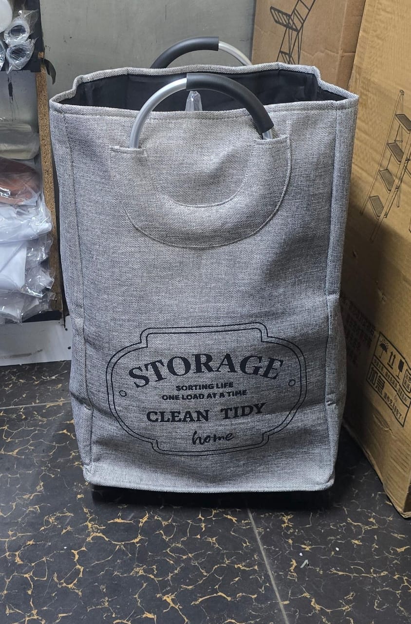 High quality Laundry Basket with Movable Wheels