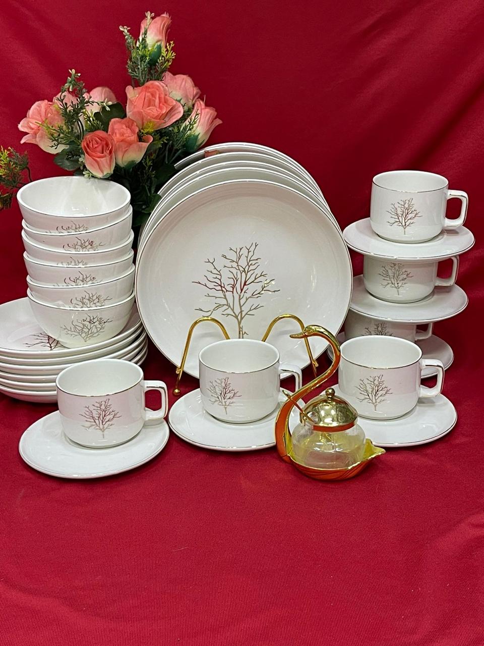 High quality tree dinner set
