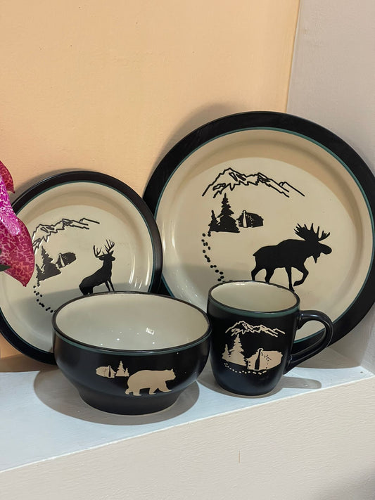 24Pc Ceramic dinner set