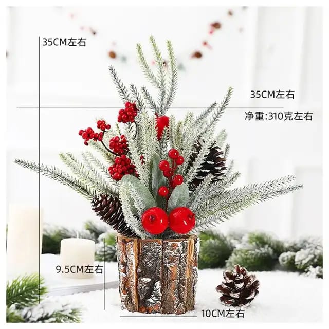 1Pcs Tabletop Exquisite Mini Christmas Tree