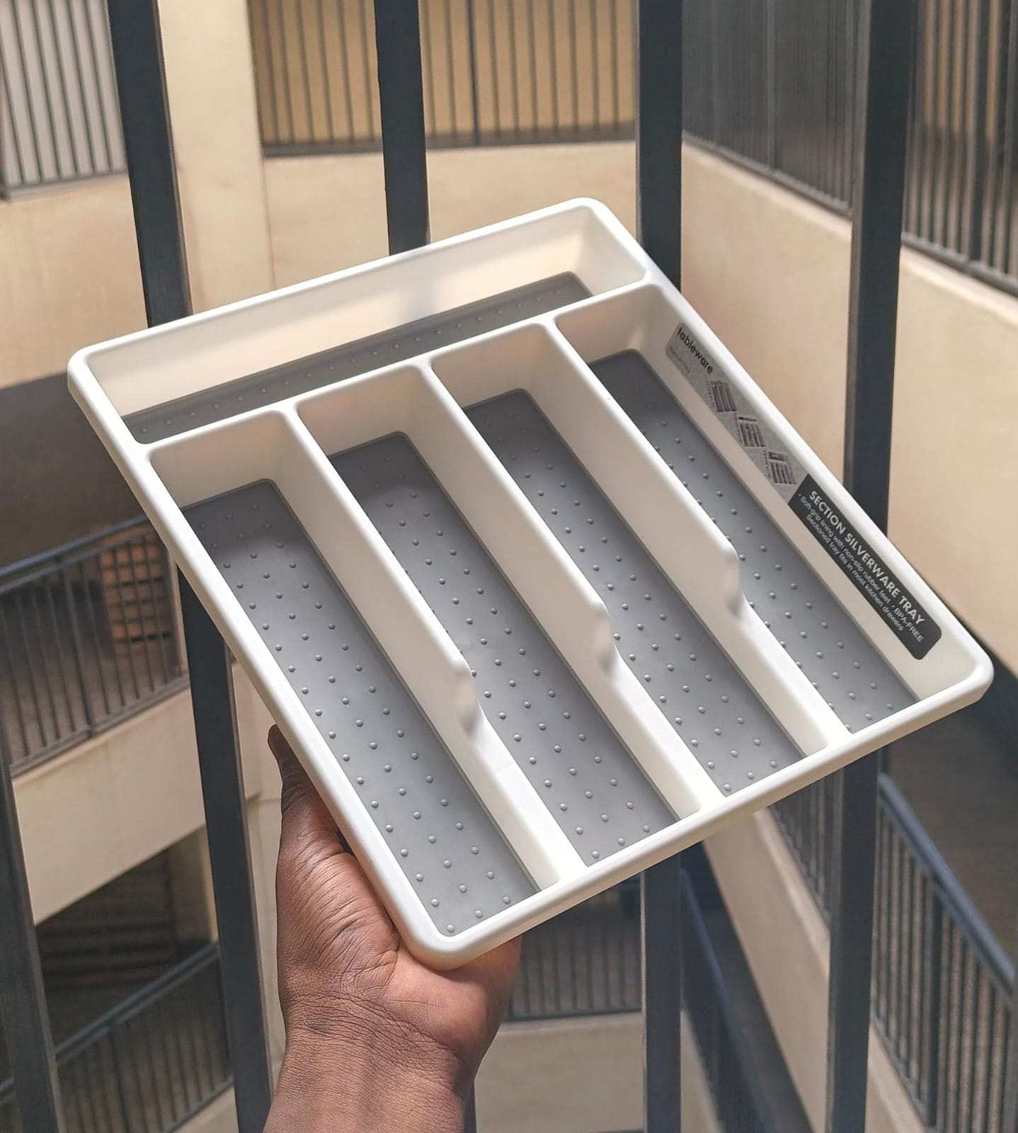 Plastic Non Expandable cutlery drawer organizer