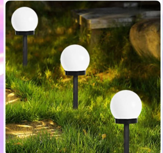 6 pieces outdoor ball Solar light