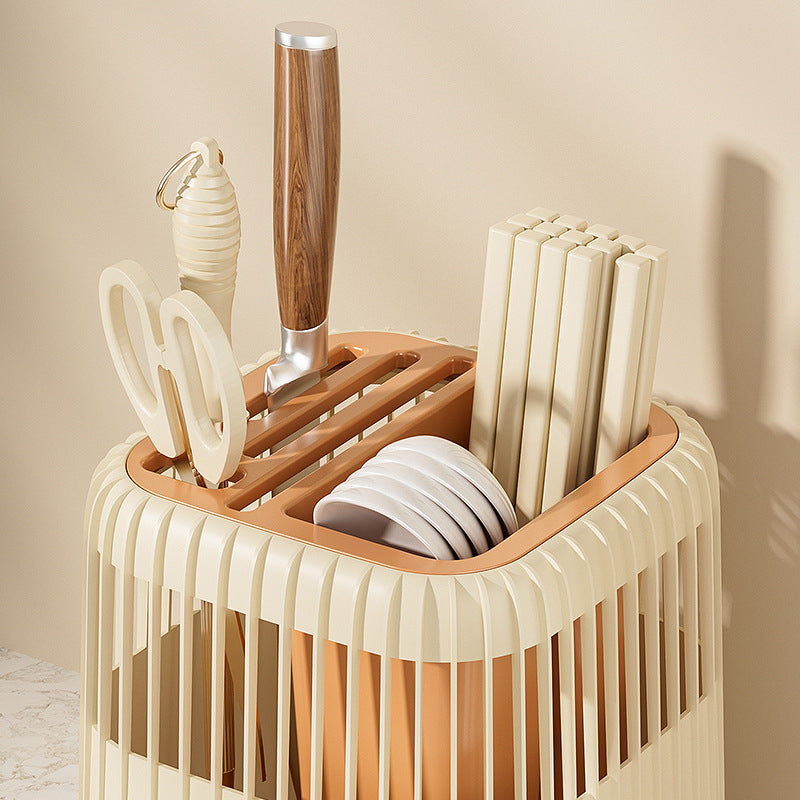 360° rotatable Multifunctional cutlery and chopstick holder