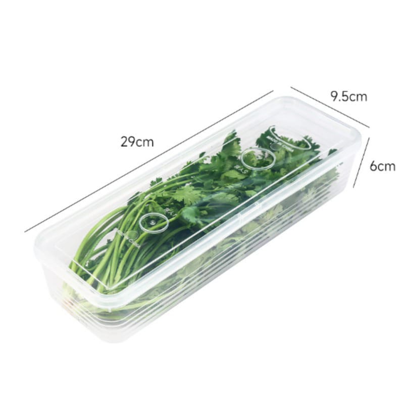 Refrigerator herb storage boxes/ fresh keeping crisper organizer with lid