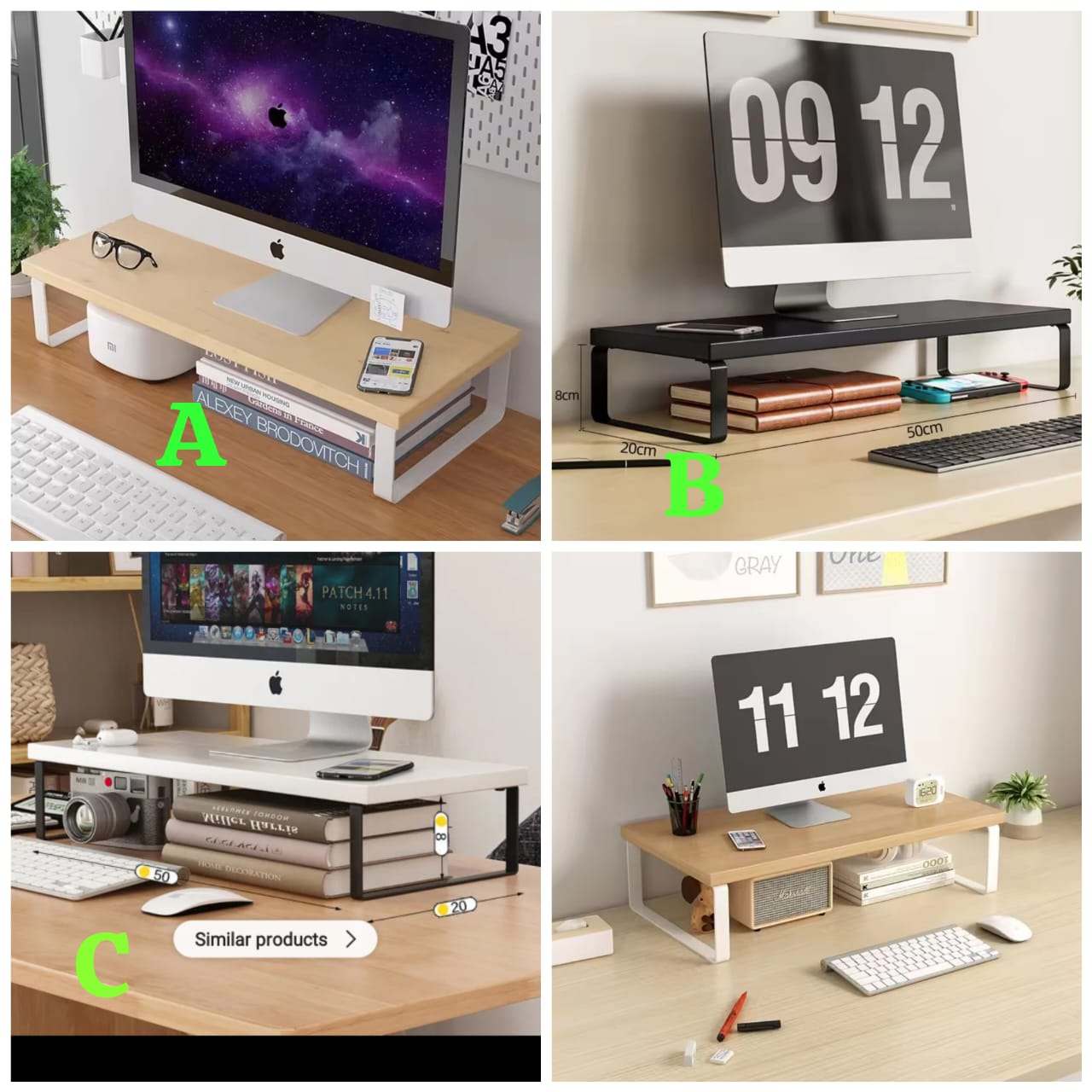 Multipurpose Laptop Stand Monitor Raiser