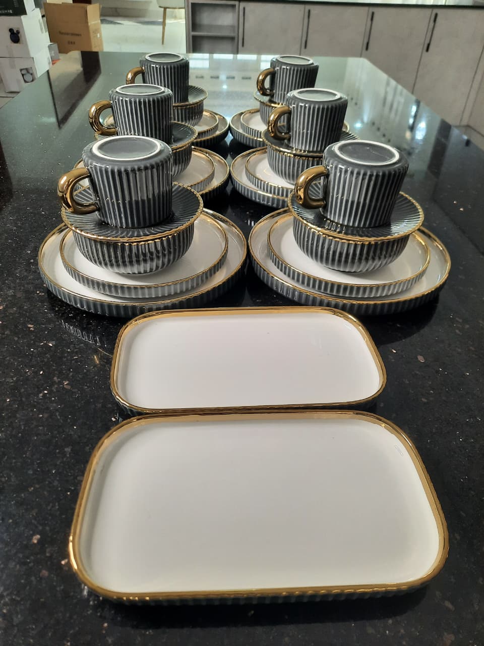 Elegant European Porcelain Dinner set
