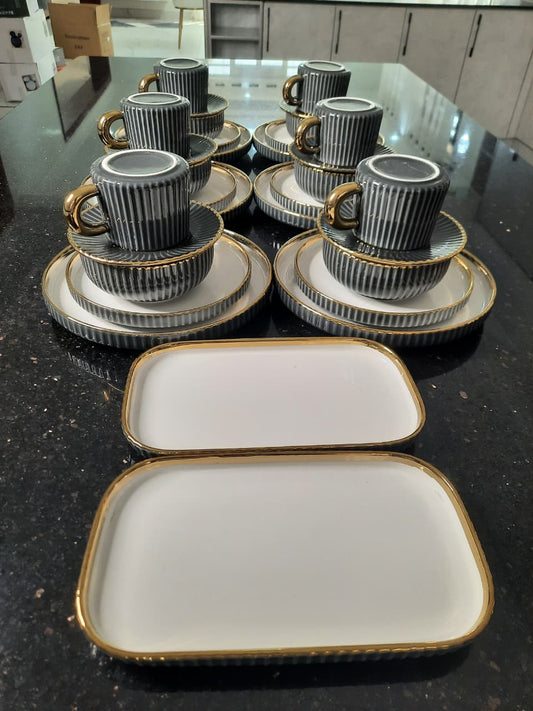 Elegant European Porcelain Dinner set