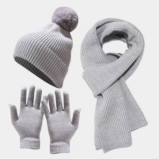 3 IN 1 WINTER ADULT'S  THEMED BENNIES HAT,SCARF SET AND GLOVES