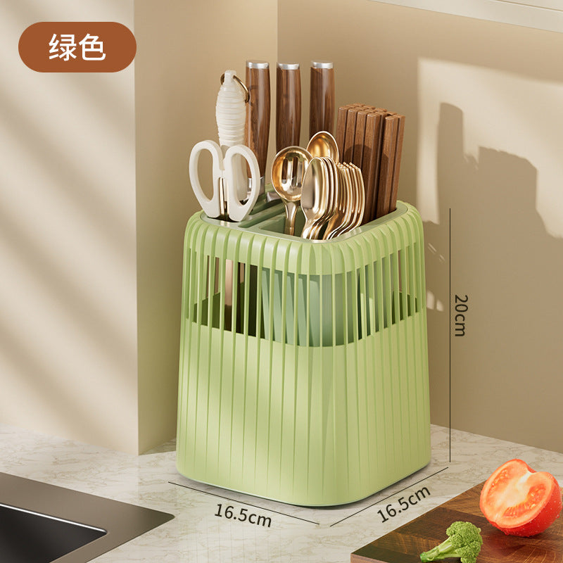 360° rotatable Multifunctional cutlery and chopstick holder