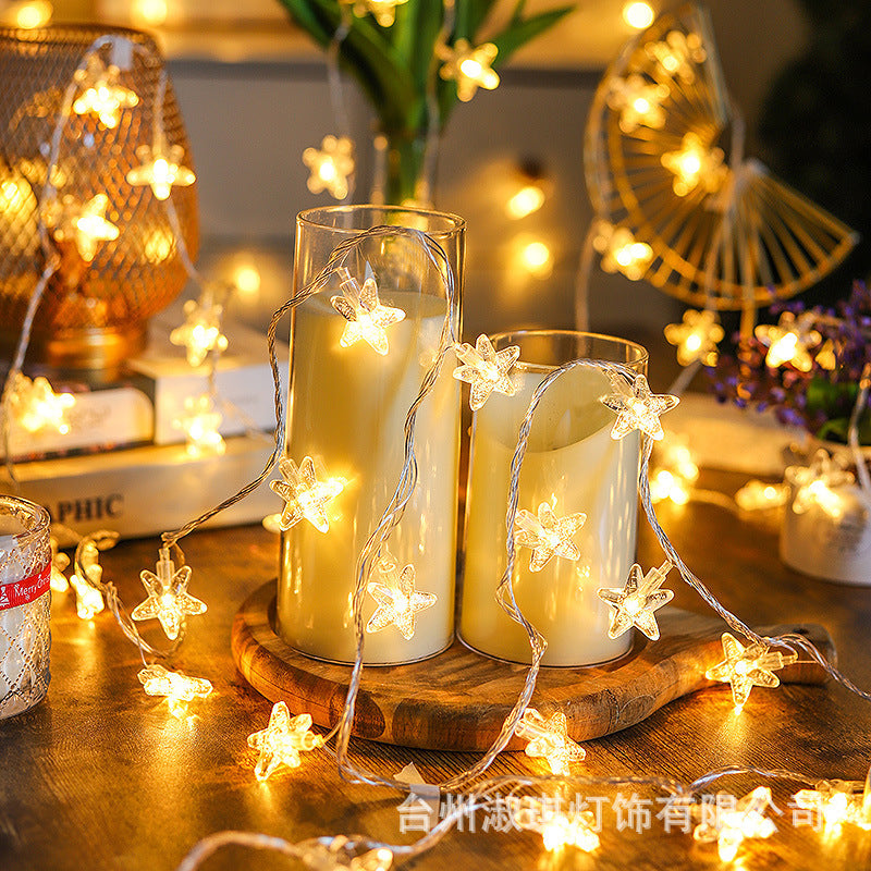 10 METERS Christmas STAR SHAPED LED LIGHTS FAIRY