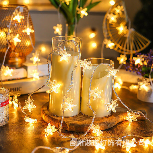 10 METERS Christmas STAR SHAPED LED LIGHTS FAIRY