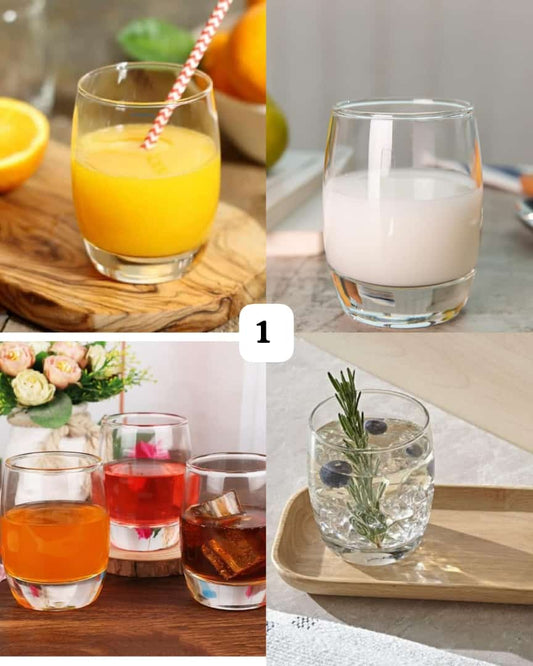 Water/milk/juice glass set