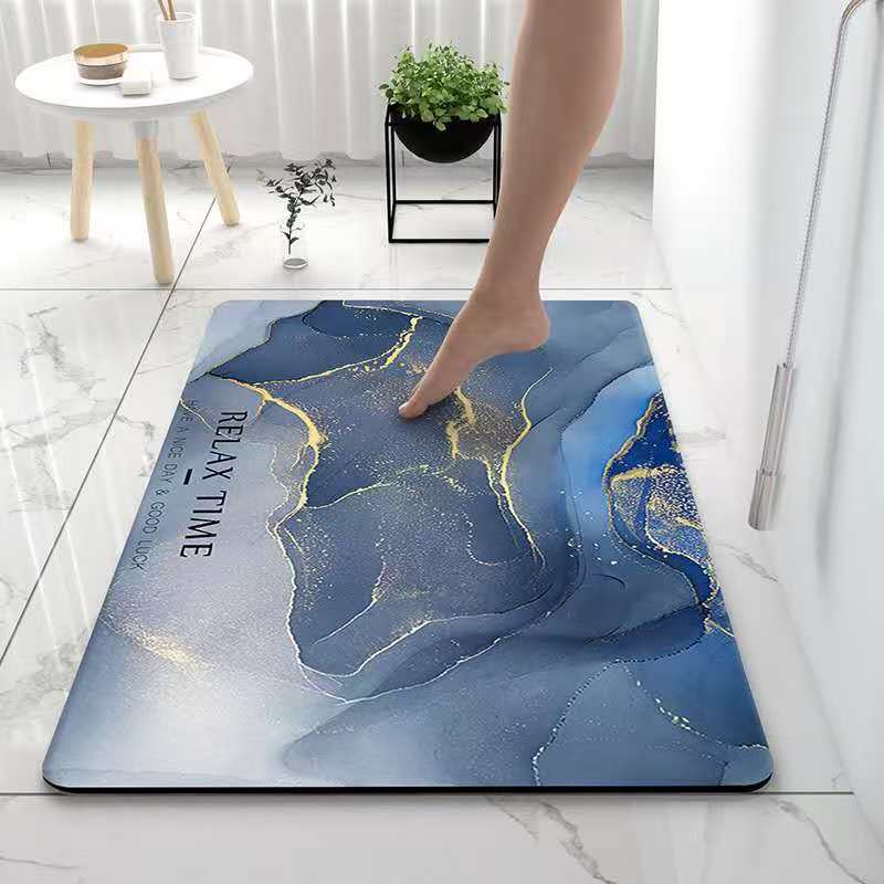 Super Absorbent Bath Mat/Non Slip Quick Drying Bathroom Rug