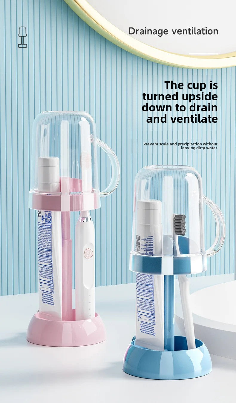 Toothbrush Holder With Gargle Cup