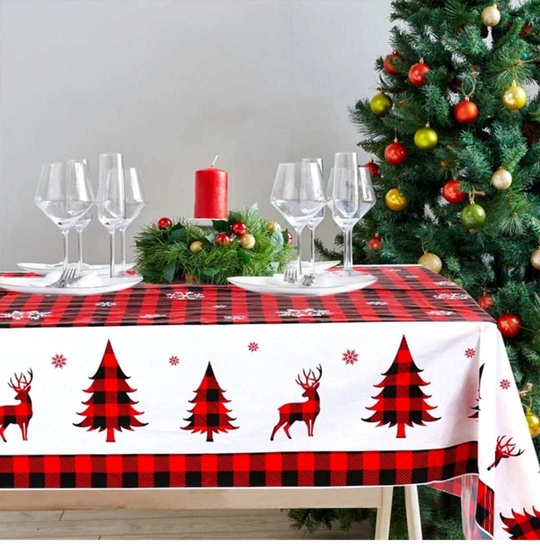 lChristmas Tablecloth Merry Chirstmas Decoration For Home