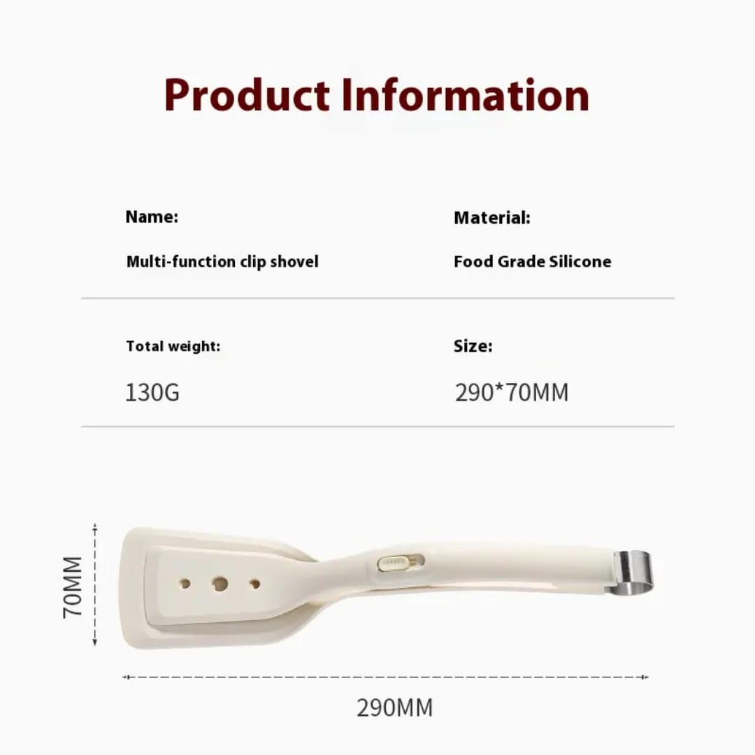 High quality 2in1 Silicone Spatula/Tongs