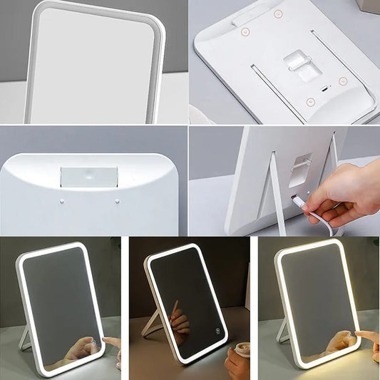 Rechargeable Travel Make Up Mirror.