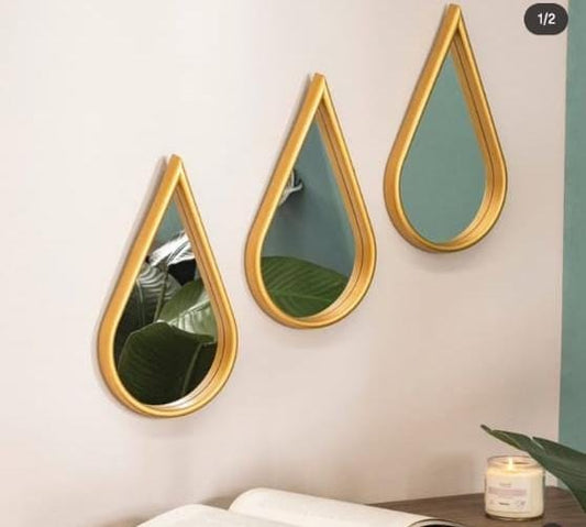 3 in 1 pieces decorative wall hanging mirrors