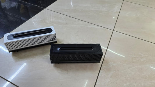 Black & white Stripped 3D Flame Humidifier / Diffuser