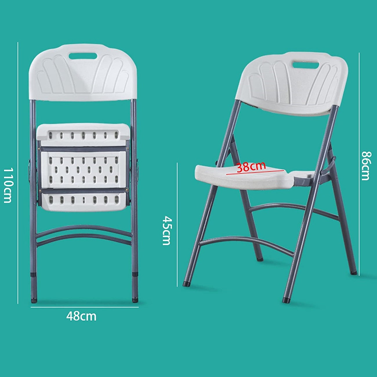 Moulded Plastic Foldable Chair